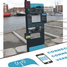 Une signalétique interactive pour le port de Dunkerque