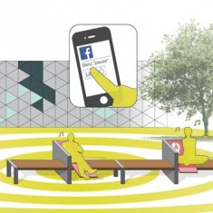 « Pause », un banc connecté aux réseaux sociaux