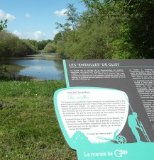 Signalétique d’Interprétation Milieux humides – Marais de Glisy