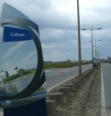 Signalétique terminal ferry à Dunkerque