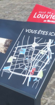 Signalétique urbaine et patrimoniale – Ville de Louviers