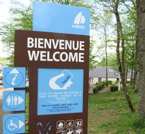 Signalétique touristique pour la station du Valjoly