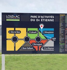 Signalétique Parc d’Activités – Cideral/ Loudéac