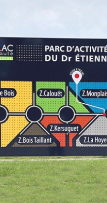 Signalétique Parc d’Activités – Cideral/ Loudéac