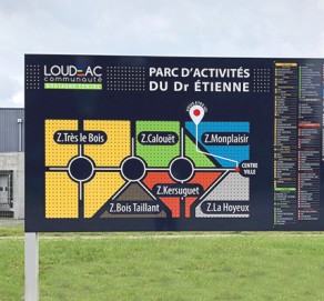 Signalétique Parc d’Activités – Cideral/ Loudéac